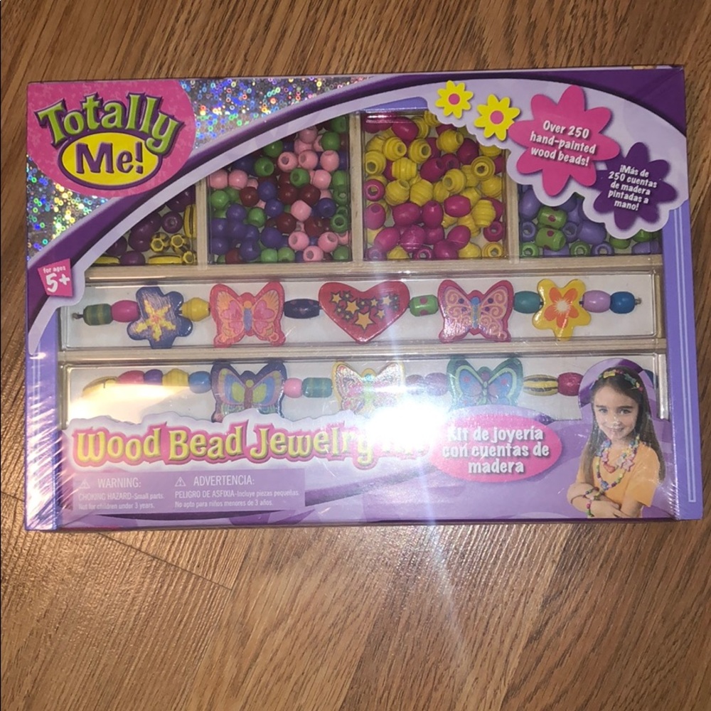 wood bead jewelry kit